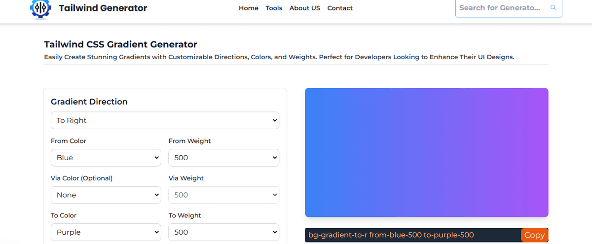 Tailwind CSS All Tools Generator